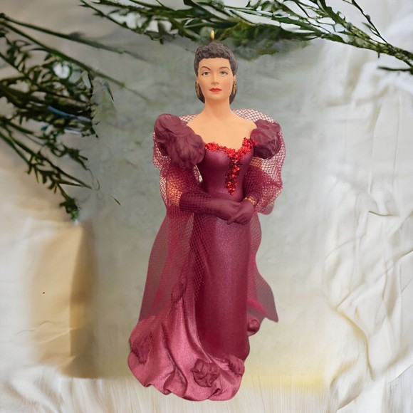 Hallmark 1997 Keepsake Ornament Scarlett O'Hara #1 Series Gone with the Wind Box - Picture 2 of 8